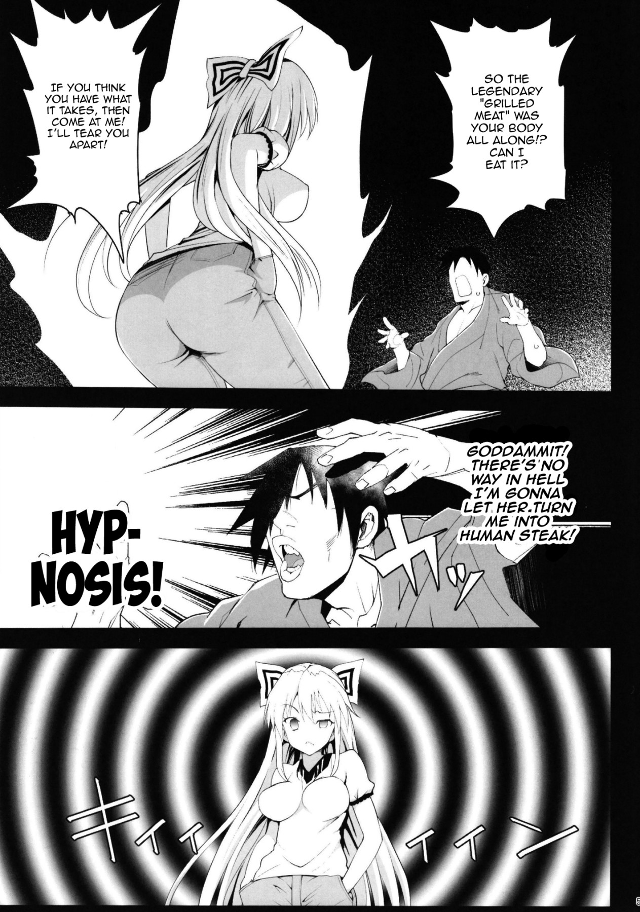 Hentai Manga Comic-Hypnotized Mokou-Read-6